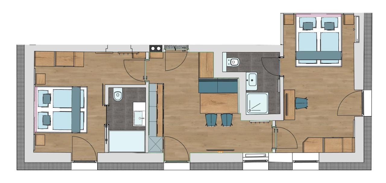 Appartamento Haus Hubertus Galtür Esterno foto