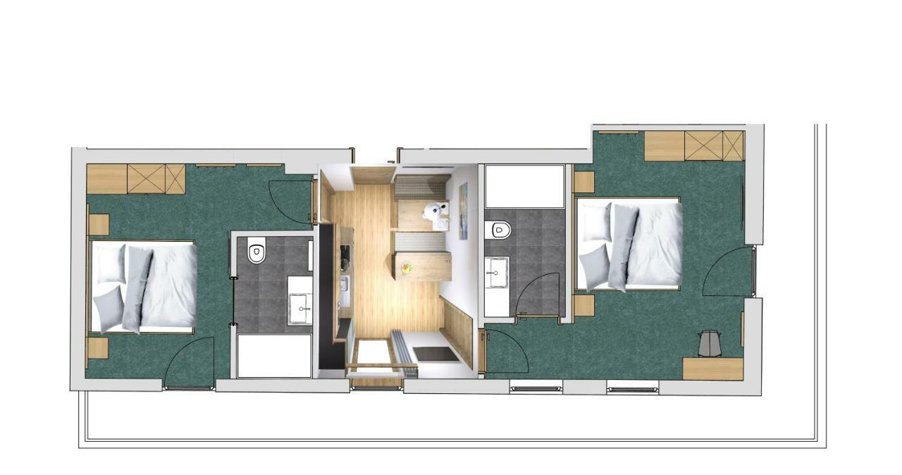 Appartamento Haus Hubertus Galtür Esterno foto